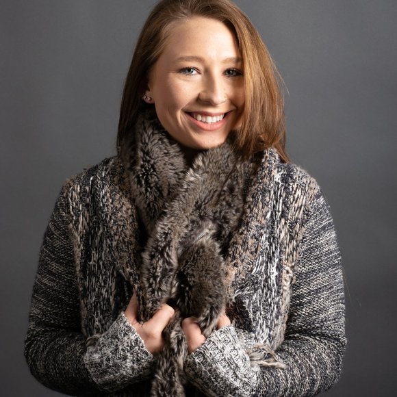 Fur Scarf - Picture 4 of 9